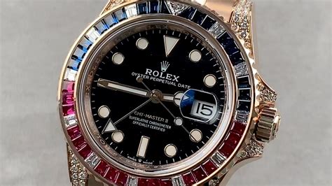 rolex gmt master 2 diamonds sapphires|rolex gmt master 2 prezzo.